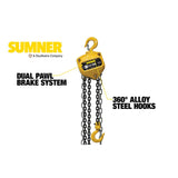 Sumner CB050C30 1/2T Chain Hoist 30' - 2