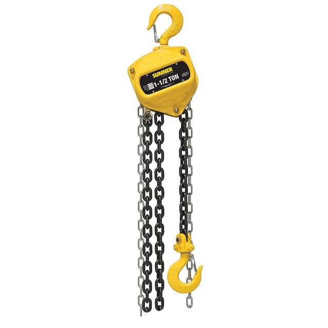 Sumner CB150C10 1-1/2T Chain Hoist 10'