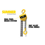 Sumner CB1KC15 10T Chain Hoist 15' - 2