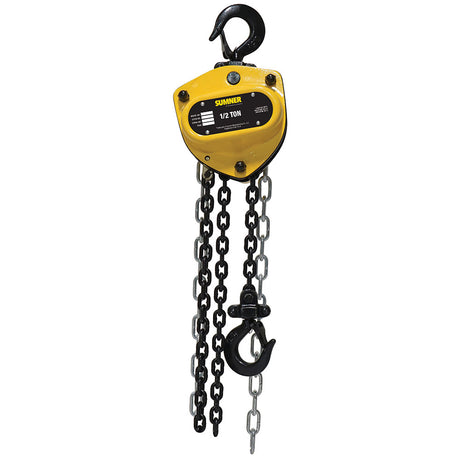 Sumner PCB050C10 1/2T Chain Hoist 10' Lift