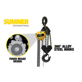Sumner PCB1.5KC15 15T Chain Hoist 15' Lift - 2