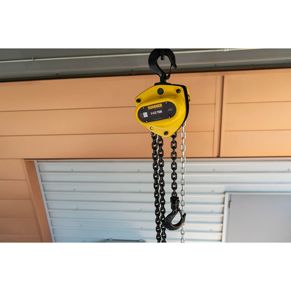 Sumner PCB100C15 1T Chain Hoist 15' Lift - 2