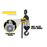 Sumner PCB1KC10 10T Chain Hoist 10' Lift - 2