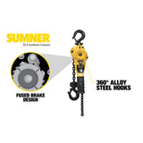 Sumner PLH080C05 .8T Lever Hoist 5' - 2