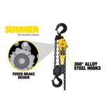 Sumner PLH630C10 6.3T LVR Hoist 10' - 3