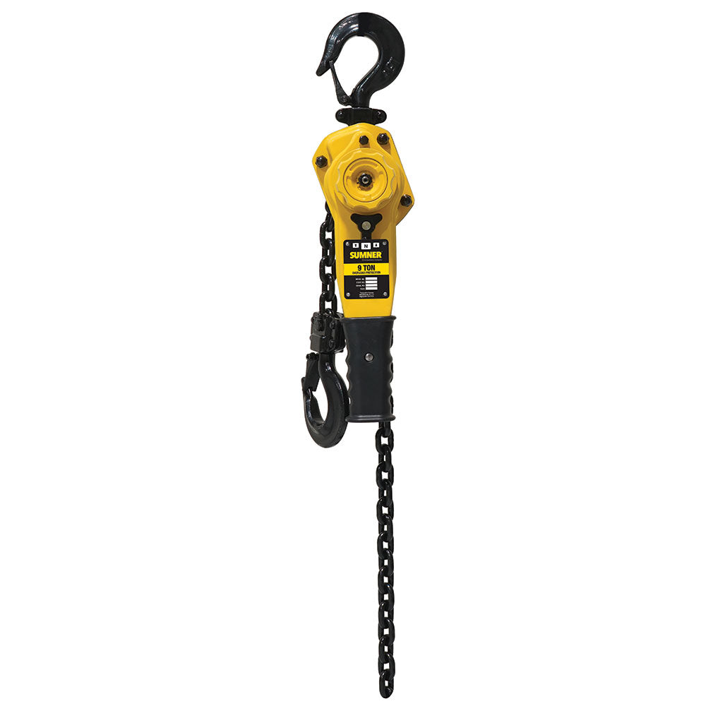 Sumner PLH900C10WO 9T LVR Hoist 10' Lift and Overload Protection