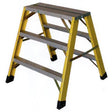 Sunset Ladder SFS48WT 48" Fiberglass Sawhorse with 10" Top Step and 300 lb Load Capacity