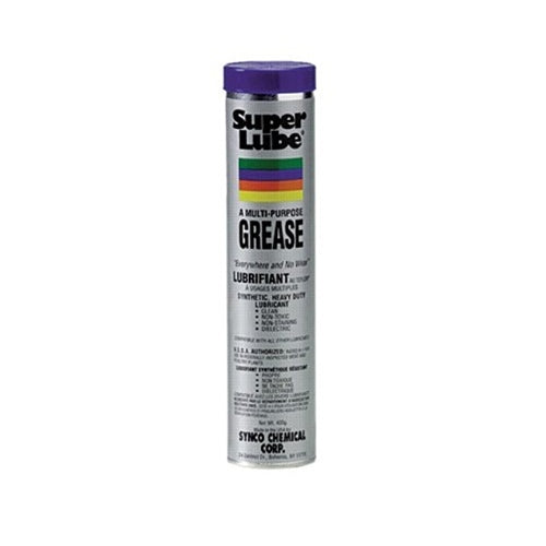 Super Lube 41150 Multi-Purpose Synthetic Grease Cartridge, Food Grade, Dielectric 14.1 oz