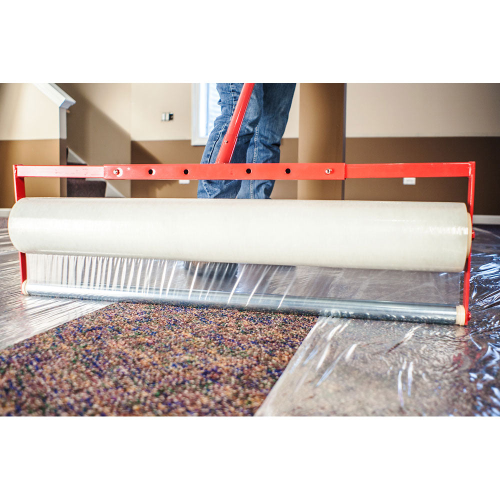 Surface Shields A2436 3 in 1 Multi-Use Carpet Shield Film Applicator Dispenser for 24", 30" & 36" - 2