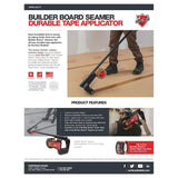 Surface Shields BLDAPP Builder Board Seamer - Durable Tape Applicator - 7