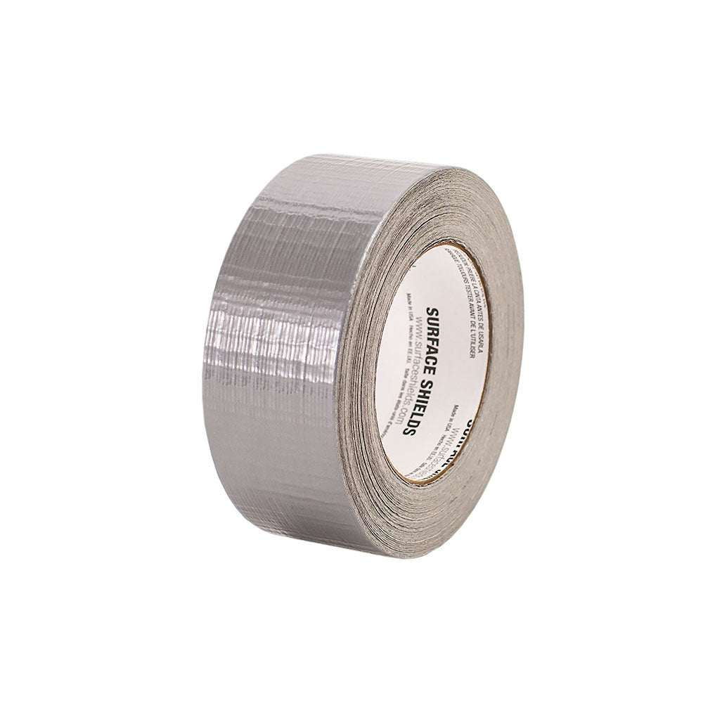 Surface Shields DEG48S 2" x 180' Silver Economy Grade Duct Tape - 7 Mil, 24 Pack