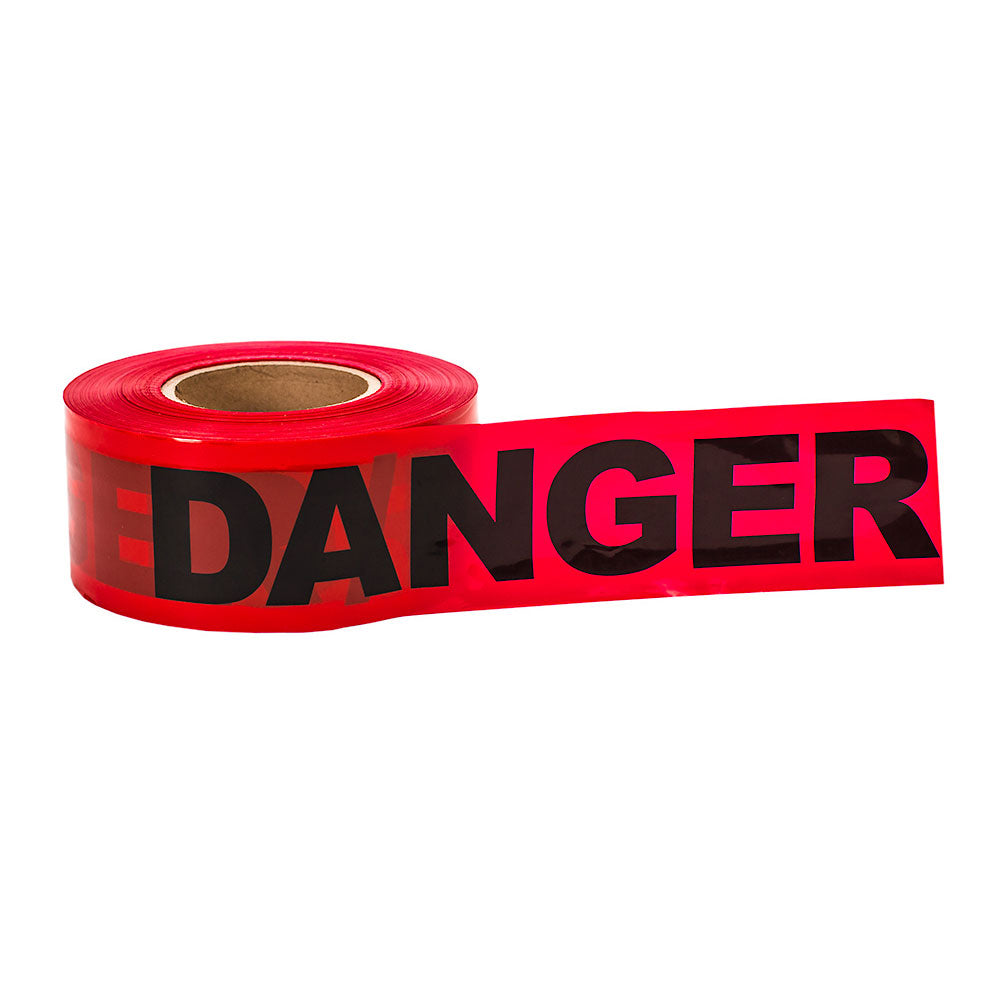 Surface Shields RBC100 3" x 333 Yards Danger Tape, 8 Pack