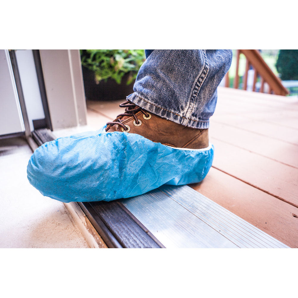 Surface Shields SC3001PB Cloth Shoe Covers, 10 Pack - 7