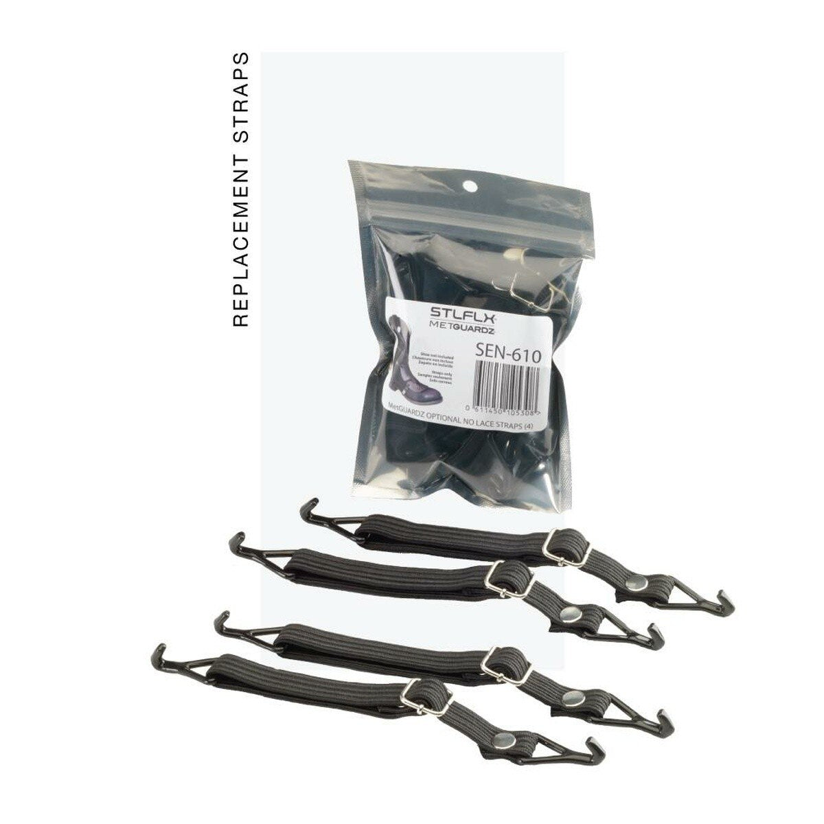 Swenco SEN-610 MetGUARDZ Optional No Lace Replacement Straps for Metatarsal Guards (4 Pack) - 2