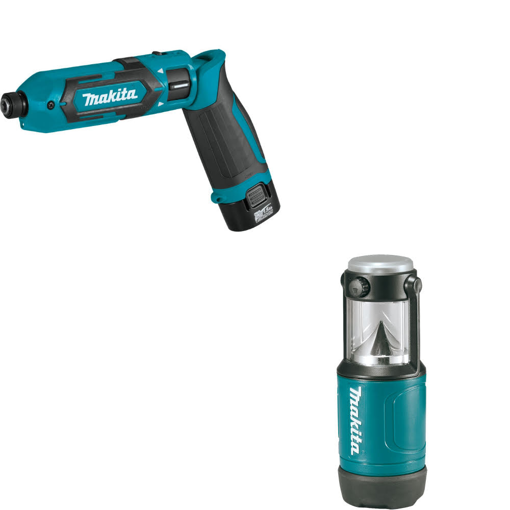 Makita TD022DSE 7.2V Impact Driver Kit W/ FREE ML102 12V max Lantern/Flashlight