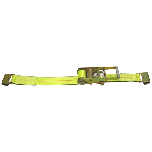 Lift All TE26424 Tuff-Edge Tiedown Strap Ratchet Buckle with Flat Hook, 4"x27' 15000 Lbs