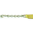 Lift All TE26432 Tuff-Edge Tiedown Strap Ratchet Buckle w/ Chain Anchor, 4"x27' 15000 Lbs