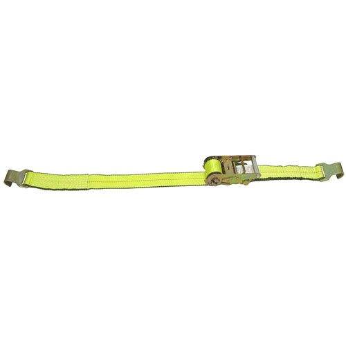 Lift All TE60501 Tuff-Edge Tiedown Strap Ratchet Buckle with Flat Hook, 2"x27' 5000 Lbs