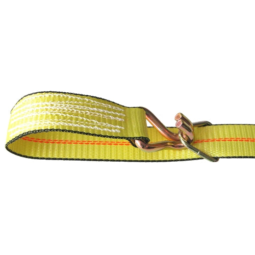 Lift All TE60516 Tuff-Edge Tiedown Strap Ratchet Buckle with Hook & Keeper, 2"x30' 5000 Lb