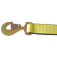 Lift All TE60505 Tuff-Edge Ratcheting Tiedown Strap w/Stamp Snap Hook-Flat 2"x27' 5000 Lbs