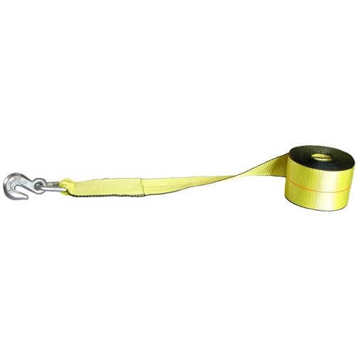 Lift All TE61212 Tuff-Edge Winch Strap with Grab Hook, 3"x30' 12000 Lbs