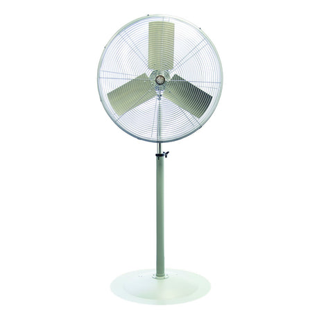 TPI ACU30P 30" Pedestal Fan, 2 SPD. 1/4HP CFM 4300 & 1100, ADJ 52" TO 78"