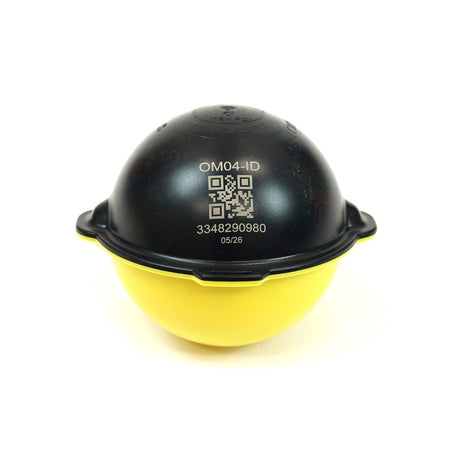 Tempo OM04-ID 5" RFID Fiber Optic Utility Marker Ball Yellow Black 92 kHz (30 Pack)
