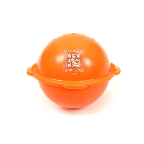 Tempo OM05-ID RFID Telephone Utility Marker Ball 5" Orange 101.4 kHz (30 Pack)
