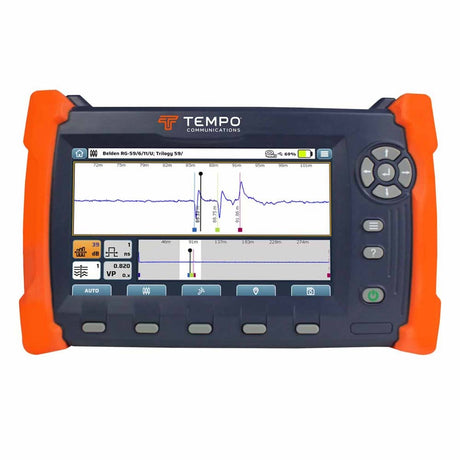 Tempo TV220E Time-Domain Reflectometer Cable Tester For CATV