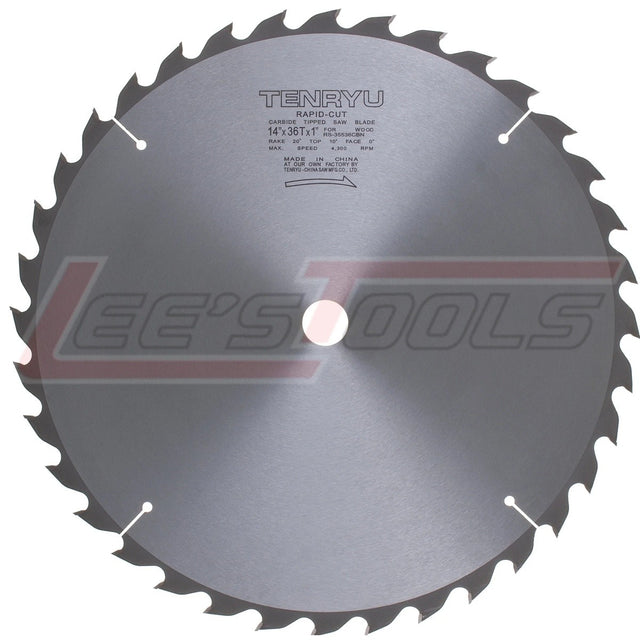 Tenryu RS-35536CBN 14 in. 36T 1 in. Arbor Carbide Tipped Circular Saw Blade for Wood (Single)