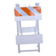 Barricade TIWB8T6BEG 24" x 45.5" Type 1 Folding Traffic Barricade
