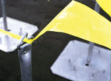 Tie Down 65001 Permanent Warning Line System w Galvanized Posts, Base - 3