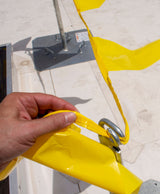 Tie Down 65001 Permanent Warning Line System w Galvanized Posts, Base - 8