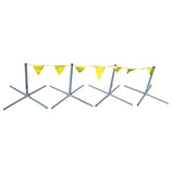 Roof Zone 65002 Folding Warning Line System 4 Stanchions And Flag - 3