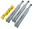 Tie Down 65003 105 Ft Folding Warning Line System w 3 Stanchions Yellow Flag