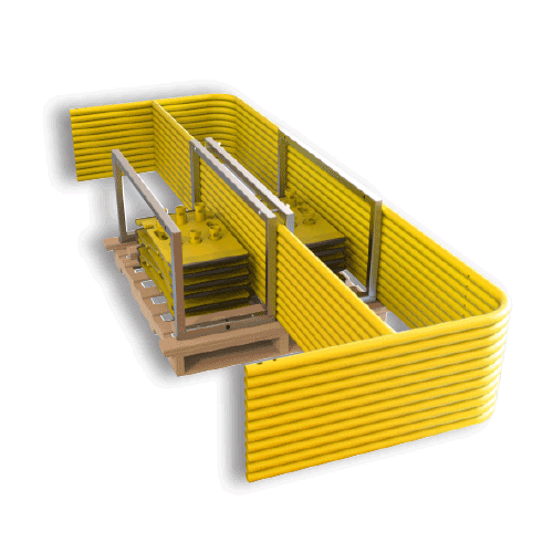 Tie Down 70782 Guardrail Stack Pallet Kit 7.5 Ft Yellow