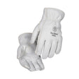 Tillman 1408-L A6 Cut Resistant Top Grain Cowhide Drivers Gloves with Para-Aramid Steel Liner Pearl Large