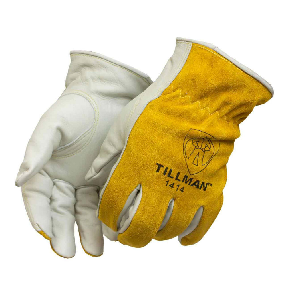 Tillman 1414M Top Grain/Split Cowhide Drivers Gloves, Medium