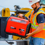 Tomahawk TGE3000I 3000 Watt Super Quiet Portable Inverter Generator 20" x 12" x 19" - 5