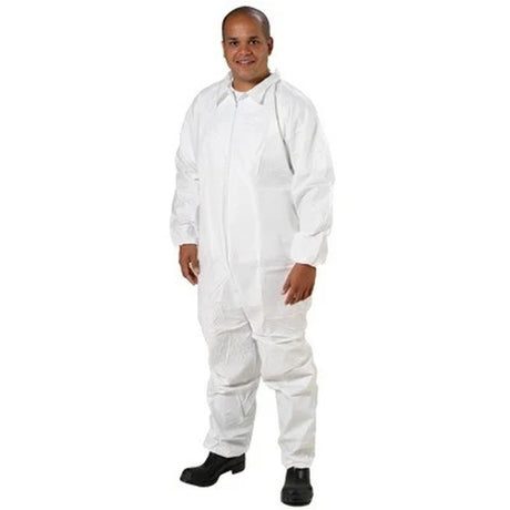 Total Source APP0180-5XL-W-ADP 5XL Advantage Pro Cleanroom Coverall with Elastic Wrist and Ankle