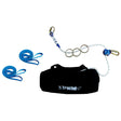 Tractel H66500 Travsafe TEMPO III 60' 3-Person Temporary Portable Rope Horizontal Lifeline System HLL /Incl. 2ea 6ft Endless Slings