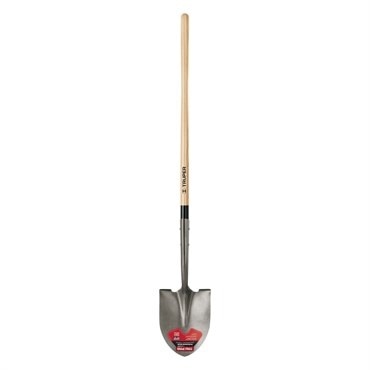 Truper 31208 10" x 59"  Wood Long Handle Square Point Shovel