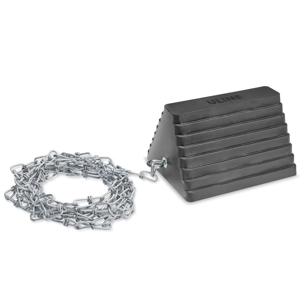 Uline H-546 15' Galvanized Steel Wheel Chock Chain - 3