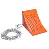 Uline H-546 15' Galvanized Steel Wheel Chock Chain - 4