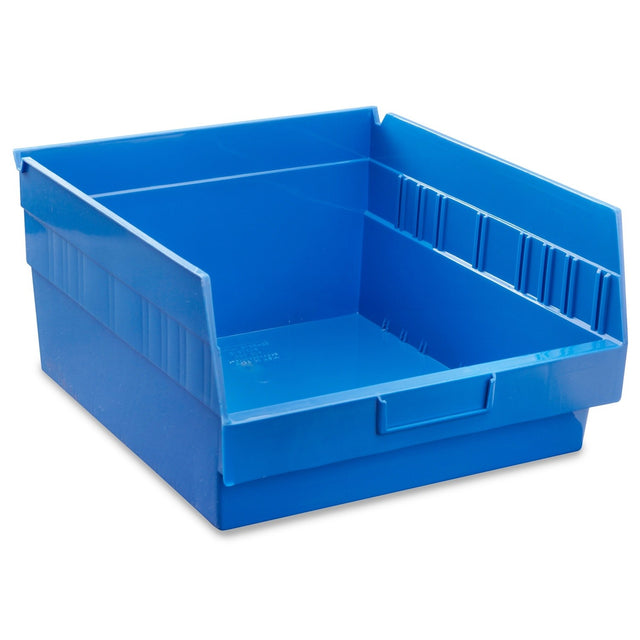 Uline S-16278BLU 11 x 12 x 6" Blue Plastic Shelf Bin