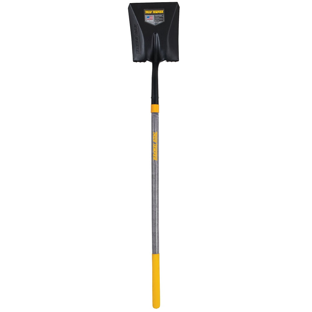 Union 2585700 58" Forged Square Point Shovel, Comfort Step, Cushion End Grip, Hardwood Handle