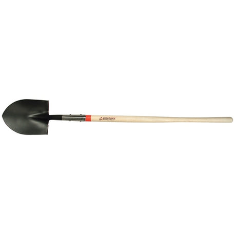 Union Tools 45519 Round Point Shovel with Rolled Step, Open-back, and Dual Rivet