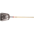 Union Tools 53127 #10 Aluminum Scoop with 48" Straight Handle 14-1/2"W x 17-3/4"L Blade