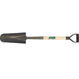 Union Tools 47104 14" x 5.25"w Drain & Post Spade (Sharpshooter) with Poly D-Grip 27" Handle