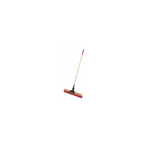 Union Tools BR24MU16 24" Multi-Surface Razorback Push Broom (Red Bristle)